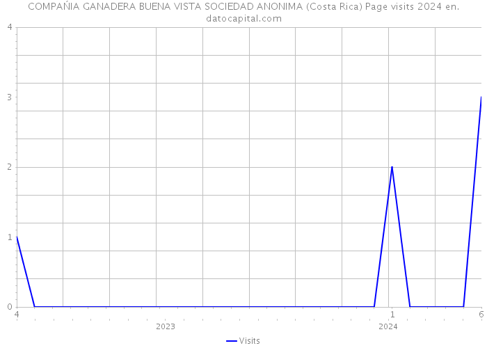 COMPAŃIA GANADERA BUENA VISTA SOCIEDAD ANONIMA (Costa Rica) Page visits 2024 