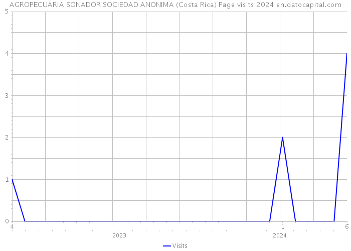 AGROPECUARIA SONADOR SOCIEDAD ANONIMA (Costa Rica) Page visits 2024 