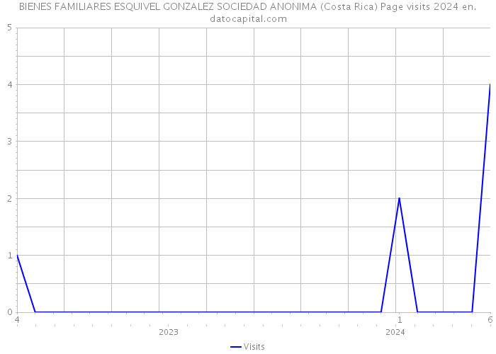 BIENES FAMILIARES ESQUIVEL GONZALEZ SOCIEDAD ANONIMA (Costa Rica) Page visits 2024 