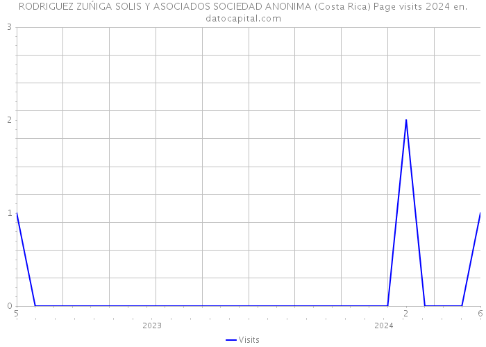 RODRIGUEZ ZUŃIGA SOLIS Y ASOCIADOS SOCIEDAD ANONIMA (Costa Rica) Page visits 2024 