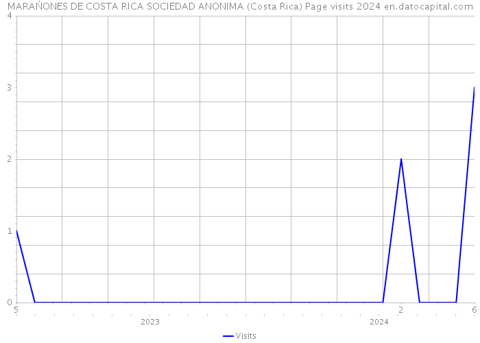 MARAŃONES DE COSTA RICA SOCIEDAD ANONIMA (Costa Rica) Page visits 2024 