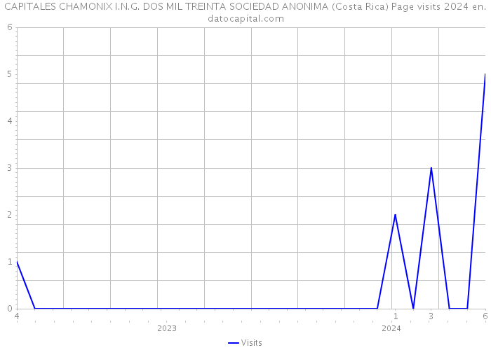 CAPITALES CHAMONIX I.N.G. DOS MIL TREINTA SOCIEDAD ANONIMA (Costa Rica) Page visits 2024 