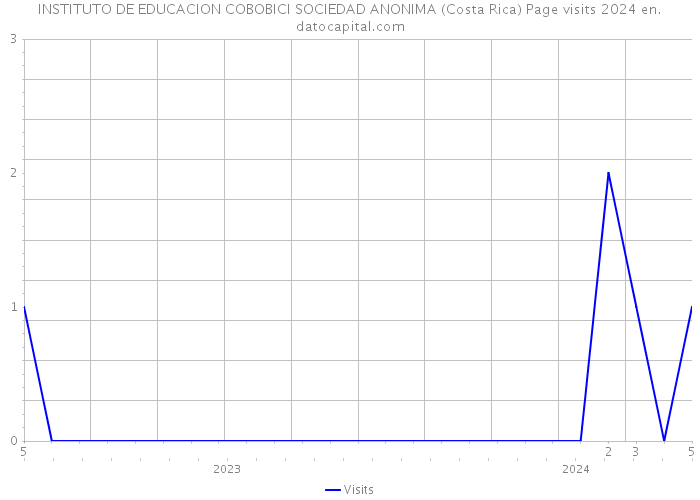 INSTITUTO DE EDUCACION COBOBICI SOCIEDAD ANONIMA (Costa Rica) Page visits 2024 