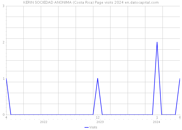 KERIN SOCIEDAD ANONIMA (Costa Rica) Page visits 2024 