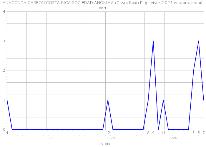 ANACONDA CARBON COSTA RICA SOCIEDAD ANONIMA (Costa Rica) Page visits 2024 