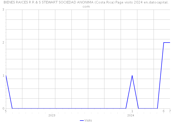 BIENES RAICES R R & S STEWART SOCIEDAD ANONIMA (Costa Rica) Page visits 2024 