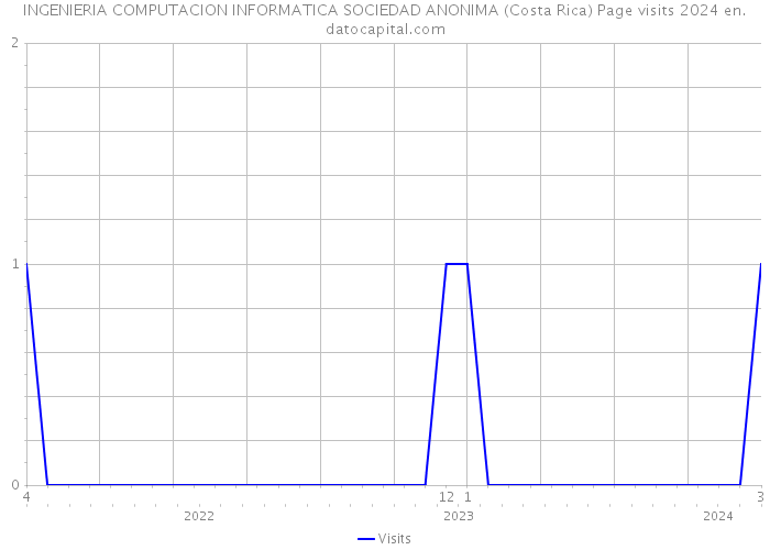 INGENIERIA COMPUTACION INFORMATICA SOCIEDAD ANONIMA (Costa Rica) Page visits 2024 