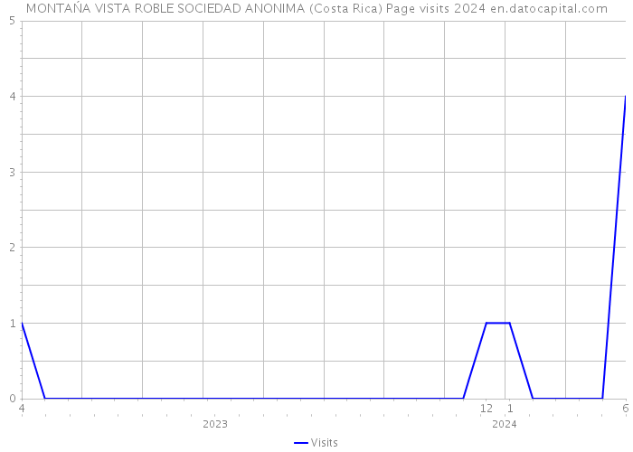 MONTAŃA VISTA ROBLE SOCIEDAD ANONIMA (Costa Rica) Page visits 2024 
