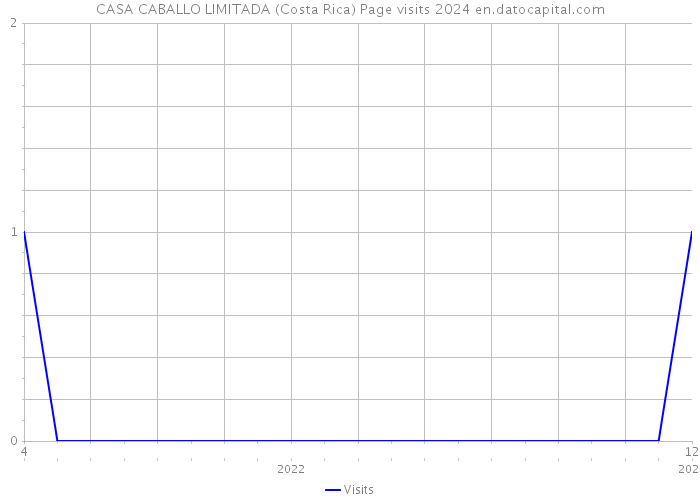CASA CABALLO LIMITADA (Costa Rica) Page visits 2024 