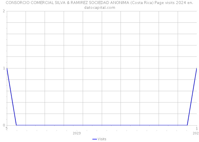 CONSORCIO COMERCIAL SILVA & RAMIREZ SOCIEDAD ANONIMA (Costa Rica) Page visits 2024 