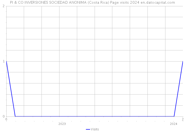PI & CO INVERSIONES SOCIEDAD ANONIMA (Costa Rica) Page visits 2024 