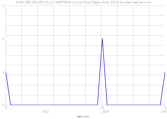 KAIKI DEL PACIFICO LLC LIMITADA (Costa Rica) Page visits 2024 
