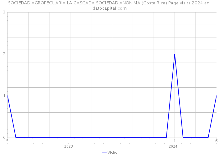 SOCIEDAD AGROPECUARIA LA CASCADA SOCIEDAD ANONIMA (Costa Rica) Page visits 2024 