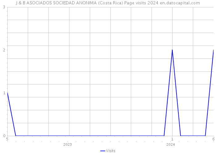 J & B ASOCIADOS SOCIEDAD ANONIMA (Costa Rica) Page visits 2024 