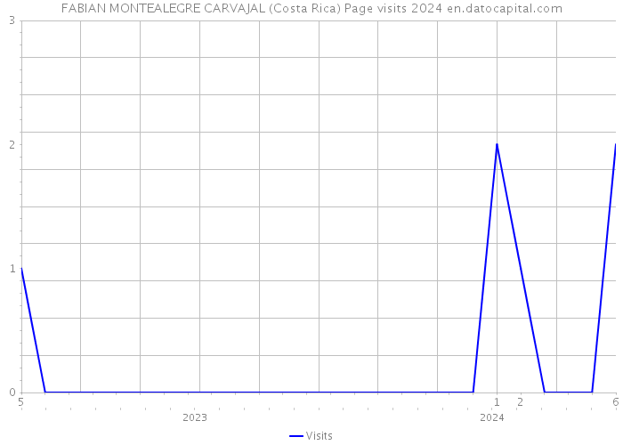 FABIAN MONTEALEGRE CARVAJAL (Costa Rica) Page visits 2024 