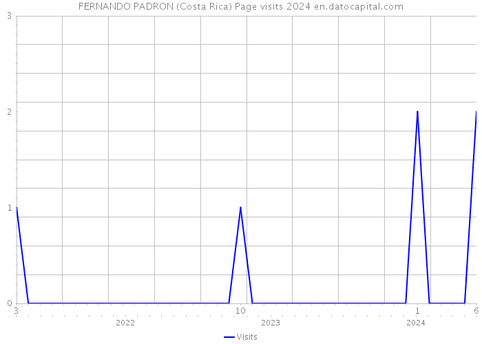 FERNANDO PADRON (Costa Rica) Page visits 2024 