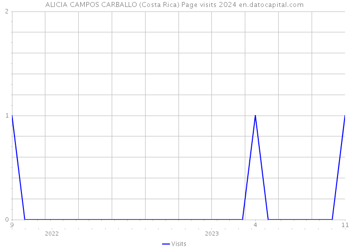 ALICIA CAMPOS CARBALLO (Costa Rica) Page visits 2024 