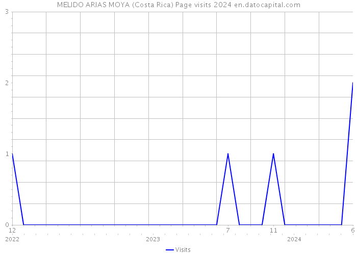 MELIDO ARIAS MOYA (Costa Rica) Page visits 2024 