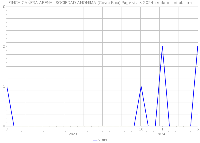 FINCA CAŃERA ARENAL SOCIEDAD ANONIMA (Costa Rica) Page visits 2024 
