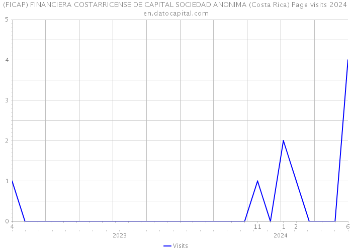 (FICAP) FINANCIERA COSTARRICENSE DE CAPITAL SOCIEDAD ANONIMA (Costa Rica) Page visits 2024 
