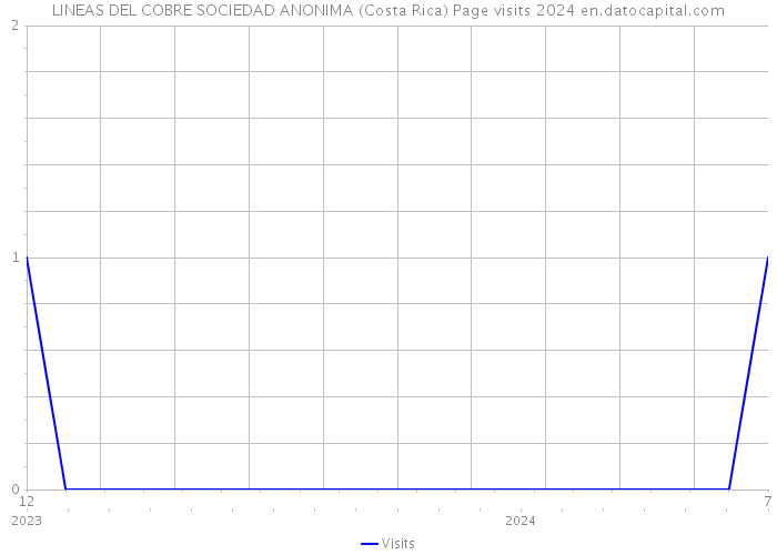 LINEAS DEL COBRE SOCIEDAD ANONIMA (Costa Rica) Page visits 2024 