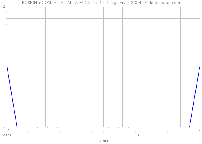ROSICH Y COMPANIA LIMITADA (Costa Rica) Page visits 2024 