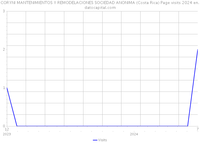 CORYNI MANTENIMIENTOS Y REMODELACIONES SOCIEDAD ANONIMA (Costa Rica) Page visits 2024 