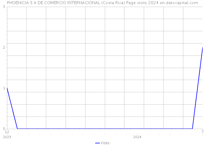 PHOENICIA S A DE COMERCIO INTERNACIONAL (Costa Rica) Page visits 2024 