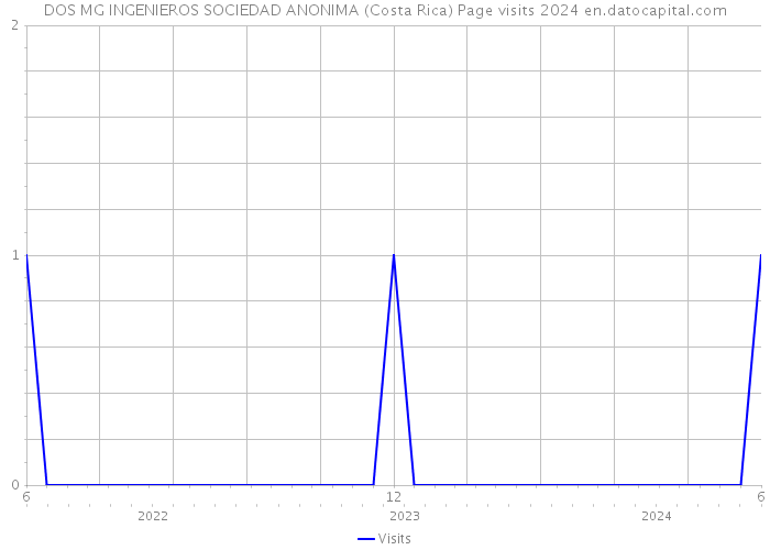 DOS MG INGENIEROS SOCIEDAD ANONIMA (Costa Rica) Page visits 2024 