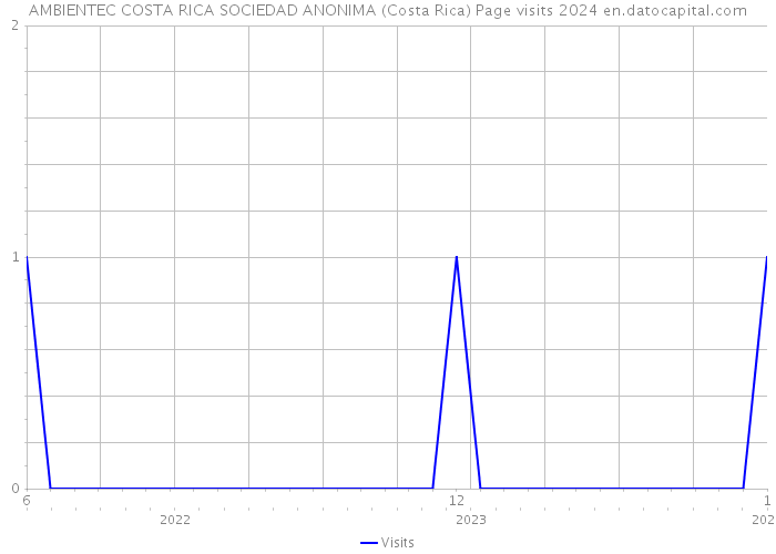 AMBIENTEC COSTA RICA SOCIEDAD ANONIMA (Costa Rica) Page visits 2024 