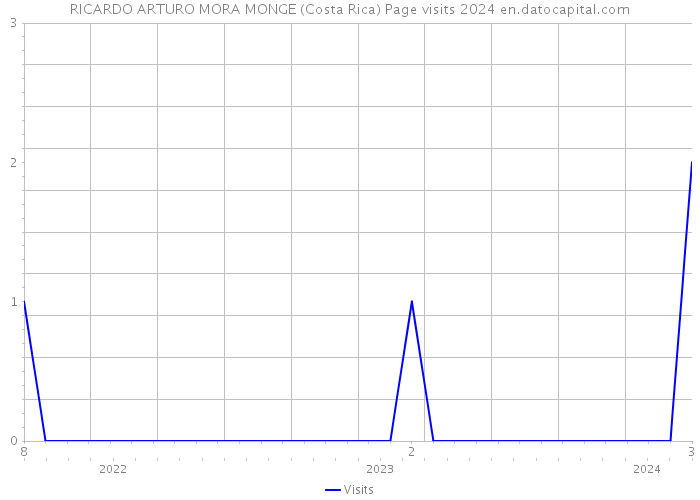 RICARDO ARTURO MORA MONGE (Costa Rica) Page visits 2024 