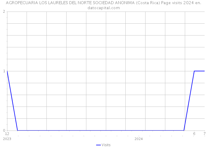 AGROPECUARIA LOS LAURELES DEL NORTE SOCIEDAD ANONIMA (Costa Rica) Page visits 2024 