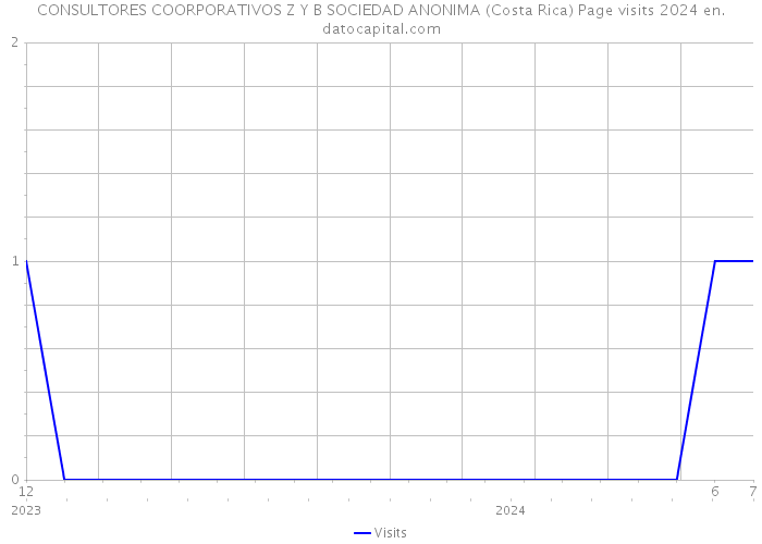 CONSULTORES COORPORATIVOS Z Y B SOCIEDAD ANONIMA (Costa Rica) Page visits 2024 