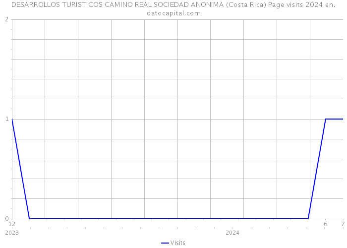 DESARROLLOS TURISTICOS CAMINO REAL SOCIEDAD ANONIMA (Costa Rica) Page visits 2024 