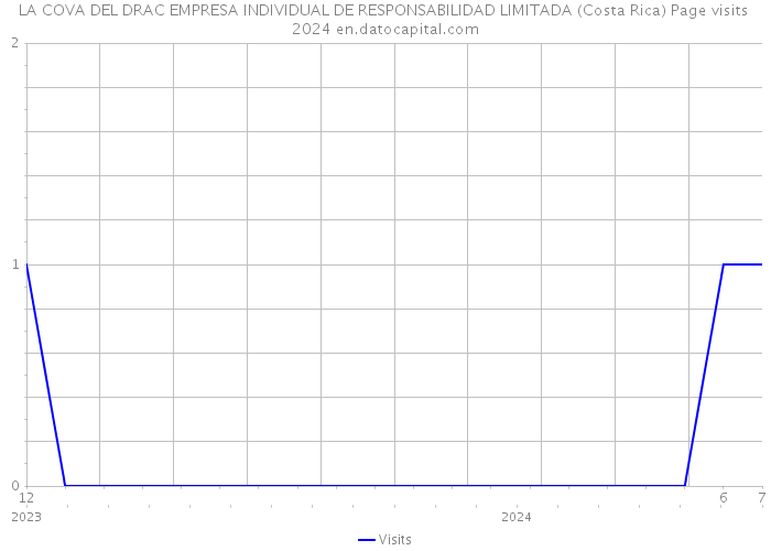 LA COVA DEL DRAC EMPRESA INDIVIDUAL DE RESPONSABILIDAD LIMITADA (Costa Rica) Page visits 2024 