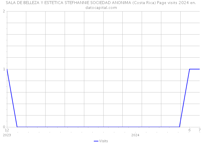 SALA DE BELLEZA Y ESTETICA STEFHANNIE SOCIEDAD ANONIMA (Costa Rica) Page visits 2024 