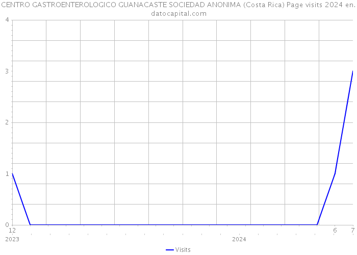 CENTRO GASTROENTEROLOGICO GUANACASTE SOCIEDAD ANONIMA (Costa Rica) Page visits 2024 