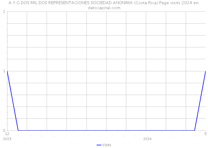 A Y G DOS MIL DOS REPRESENTACIONES SOCIEDAD ANONIMA (Costa Rica) Page visits 2024 