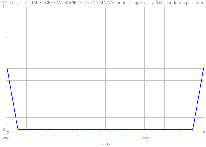 AGRO INDUSTRIAL EL GENERAL SOCIEDAD ANONIMA (Costa Rica) Page visits 2024 