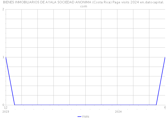 BIENES INMOBILIARIOS DE AYALA SOCIEDAD ANONIMA (Costa Rica) Page visits 2024 
