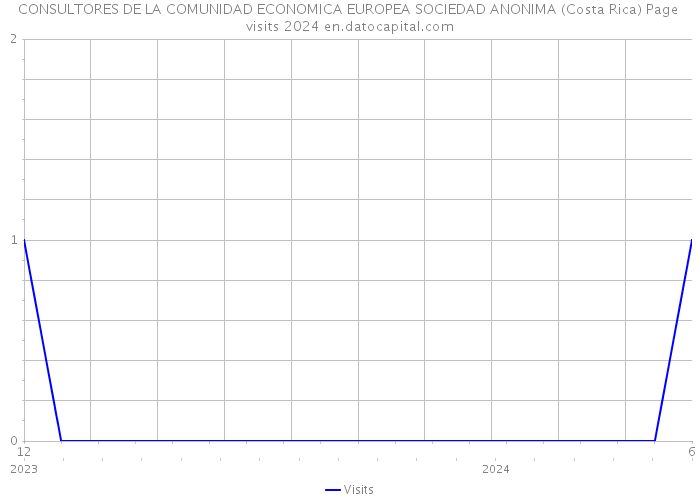 CONSULTORES DE LA COMUNIDAD ECONOMICA EUROPEA SOCIEDAD ANONIMA (Costa Rica) Page visits 2024 