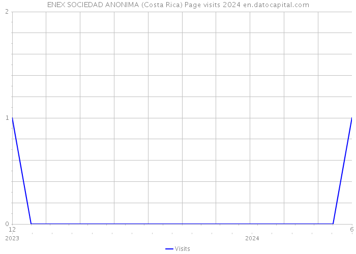 ENEX SOCIEDAD ANONIMA (Costa Rica) Page visits 2024 