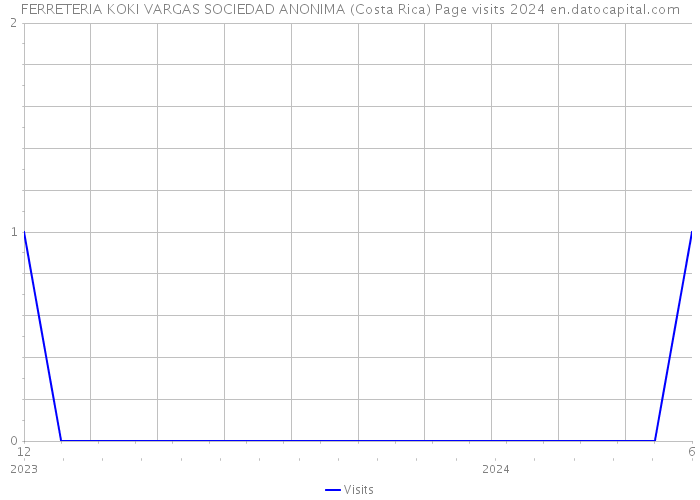 FERRETERIA KOKI VARGAS SOCIEDAD ANONIMA (Costa Rica) Page visits 2024 