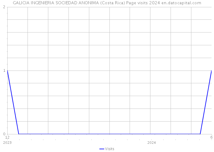 GALICIA INGENIERIA SOCIEDAD ANONIMA (Costa Rica) Page visits 2024 