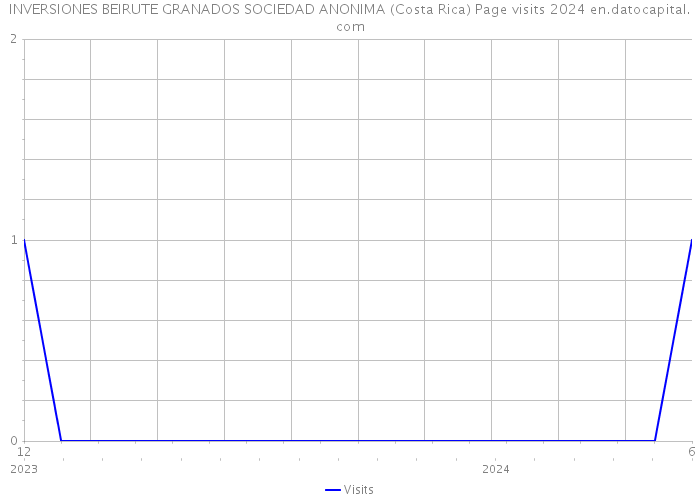 INVERSIONES BEIRUTE GRANADOS SOCIEDAD ANONIMA (Costa Rica) Page visits 2024 