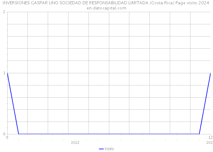 INVERSIONES GASPAR UNO SOCIEDAD DE RESPONSABILIDAD LIMITADA (Costa Rica) Page visits 2024 
