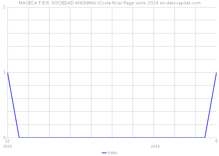 MAGECA F.E.R. SOCIEDAD ANONIMA (Costa Rica) Page visits 2024 