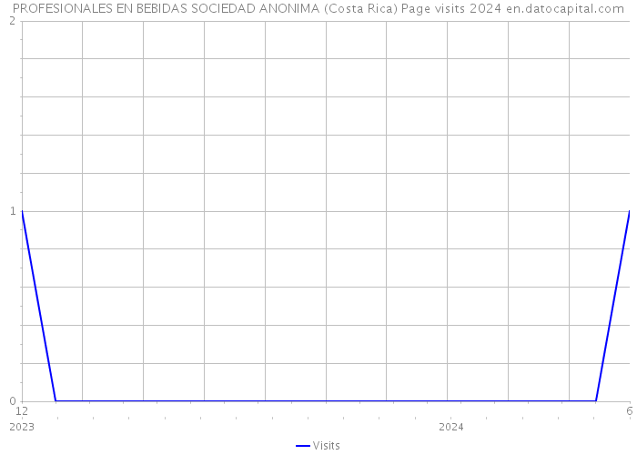 PROFESIONALES EN BEBIDAS SOCIEDAD ANONIMA (Costa Rica) Page visits 2024 