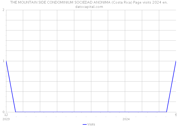THE MOUNTAIN SIDE CONDOMINIUM SOCIEDAD ANONIMA (Costa Rica) Page visits 2024 