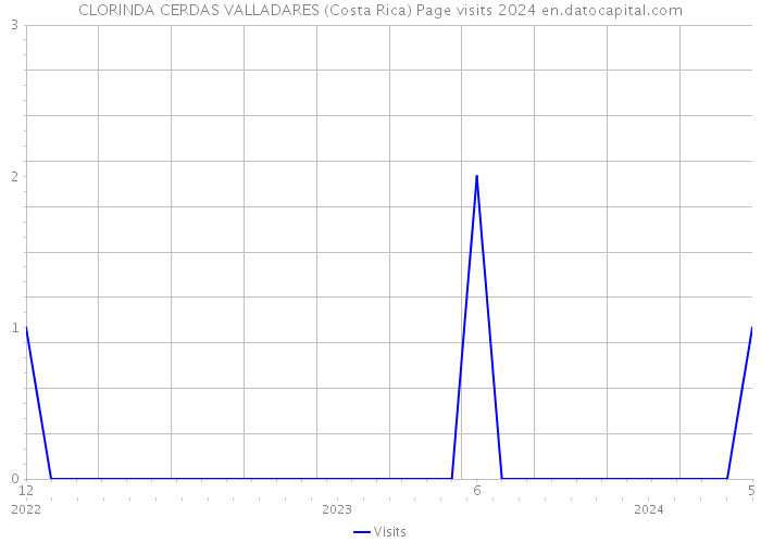 CLORINDA CERDAS VALLADARES (Costa Rica) Page visits 2024 